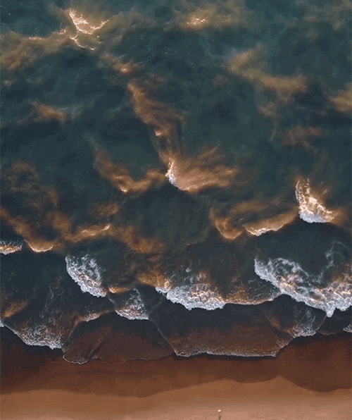 Beautiful Animation Of Waves GIF