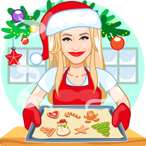 Beautiful Cookies Merry Christmas GIF