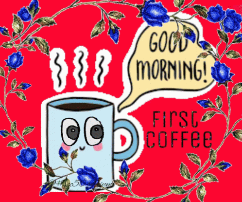 Beautiful Cute Good Morning Coffee GIF