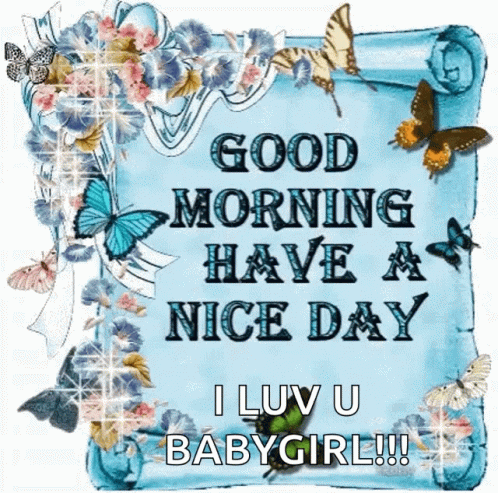 Beautiful Cute Good Morning Baby Girl GIF