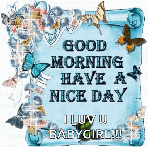 Beautiful Cute Good Morning Baby Girl GIF