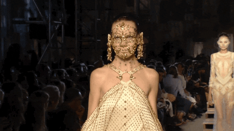 Beautiful Fashion Mask Glamour GIF