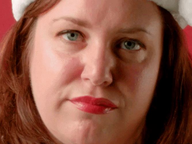 Beautiful Funny Faces Merry Christmas GIF