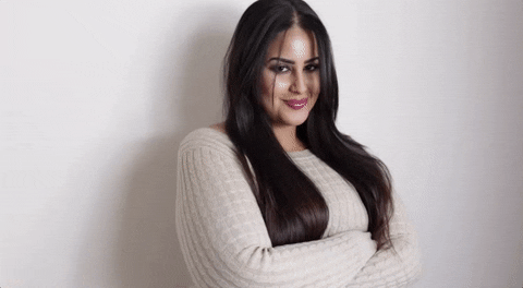 Beautiful Girl Giggling GIF