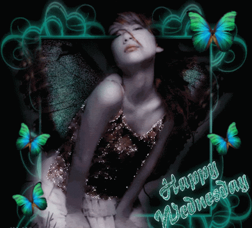 Beautiful Girl Happy Wednesday GIF