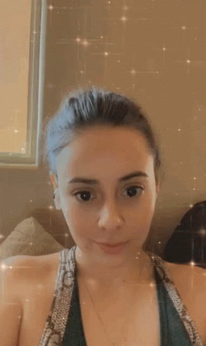 Beautiful Girl Rolls Her Eyes GIF