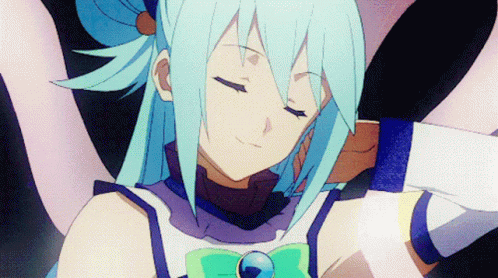 Beautiful Goddess Konosuba Aqua GIF