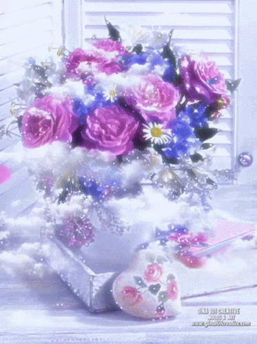 Garden Flowers Beautiful Good Morning GIF