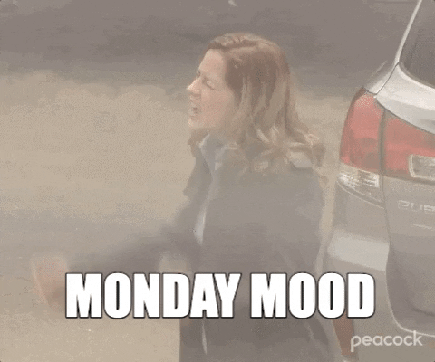 Beautiful Happy Monday Screaming Mood GIF
