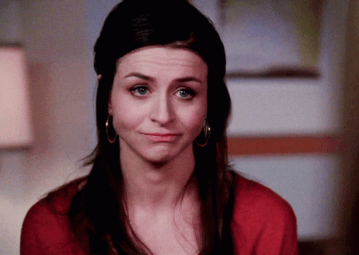 Beautiful Lady Nodding Sadly GIF