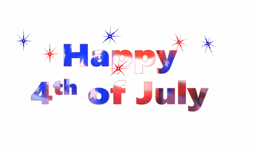 Beautiful Letter Greeting Happy 4th Of July GIF