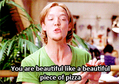 Beautiful Like A Beautiful Piece Of Pizza Smiling Shaggy GIF