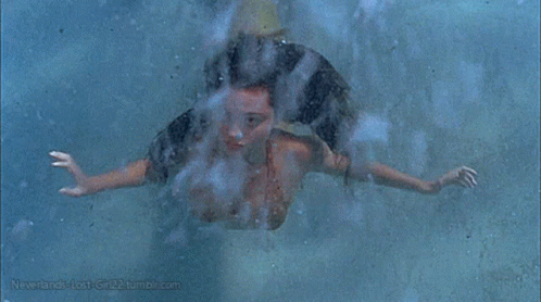 Beautiful Mermaid Swimming GIF