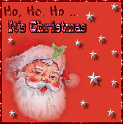 Beautiful Santa Smile Merry Christmas GIF