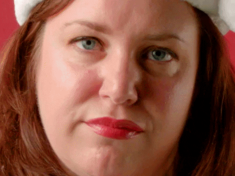 Beautiful Funny Faces Merry Christmas GIF