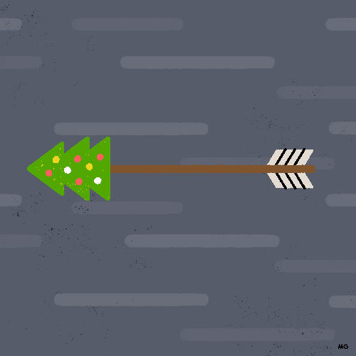 Beautiful Christmas Arrow Merry Christmas GIF