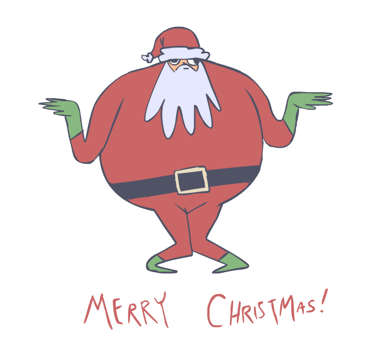 Beautiful Santa Dancing Merry Christmas GIF