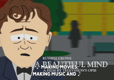 Beautiful Mind South Park GIF