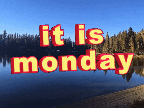 Beautiful Monday Amazing Lake View GIF