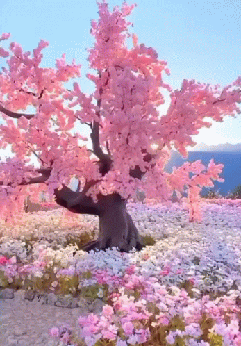 Beautiful Pink Environment Happy Wednesday GIF