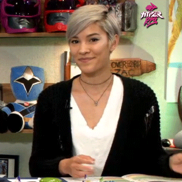 Beautiful Short Hair Girl Greeting Hello Meme GIF