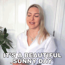 Beautiful Sunny Day Tracy Kiss Meme GIF