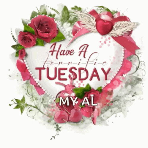 Beautiful Tuesday Flower Frame GIF