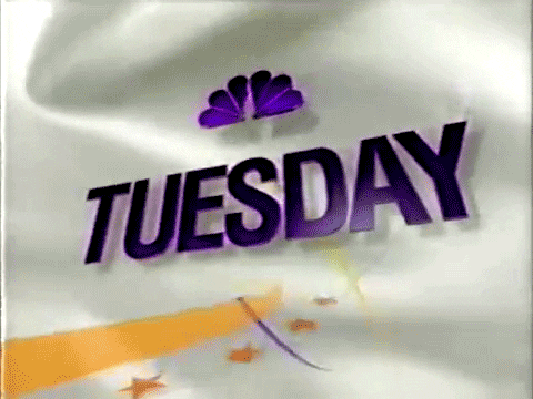 Beautiful Tuesday Name Design GIF
