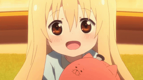 Beautiful Umaru Chan Smiling GIF