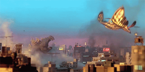 Beautiful Wings Of Queen Mothra GIF