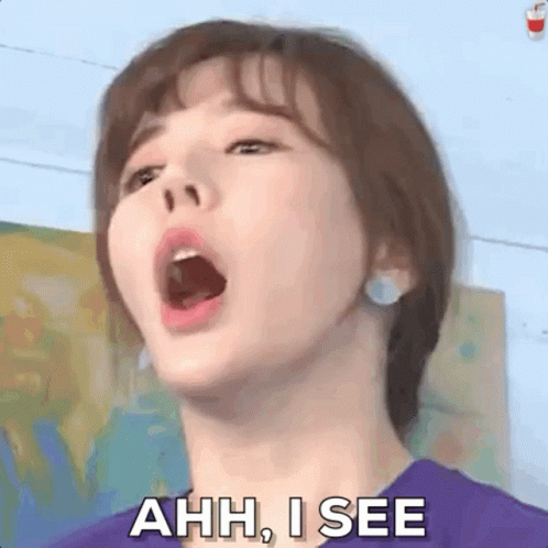 Beautiful Woman Ahhh I See GIF