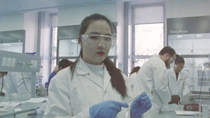 Beautiful Woman Scientist GIF