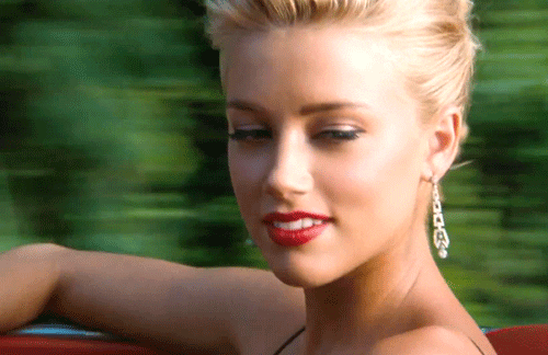 Beautiful Women Amber Heard GIF