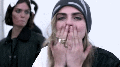 Beautiful Women Cara Delevingne Tongue Out GIF