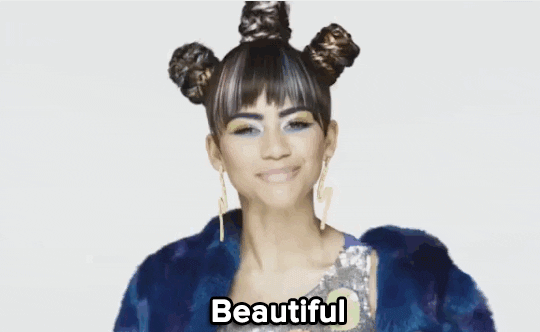 Beautiful Zendaya Fashion Model GIF