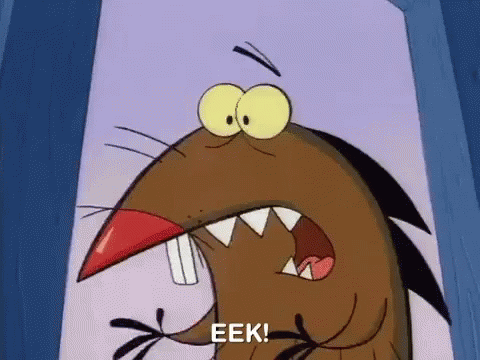 Beaver Cartoon Screaming