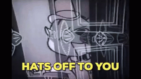 Beaver Hats Off To You GIF