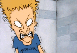 Beavis And Butt Head Shocked GIF