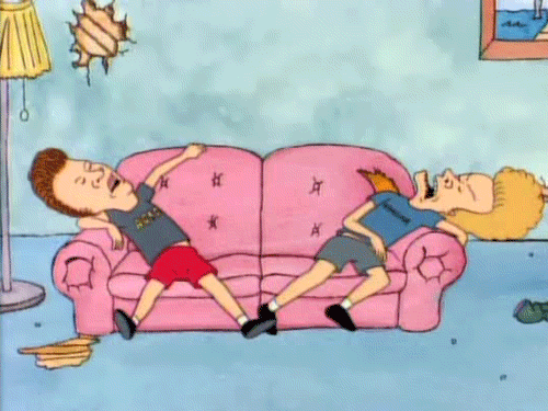 Beavis And Butt Head Sleeping GIF