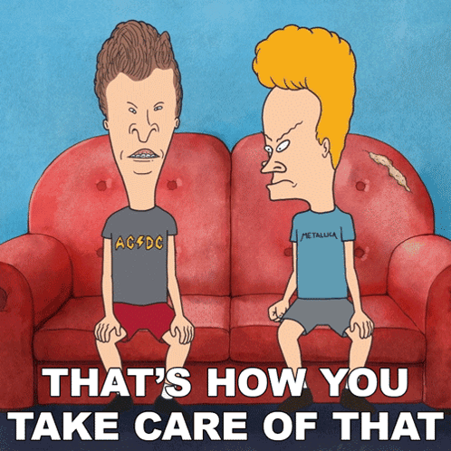 Beavis And Butt Head Thats How You Take Care Of That GIF