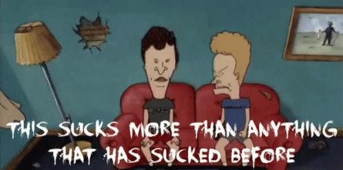 Beavis And Butthead Life Sucks GIF
