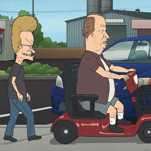 Beavis Behind His Friends GIF