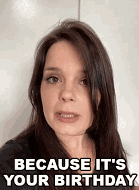 Because Its Your Birthday Kimberly J Brown Gif GIF
