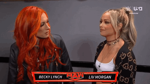 Becky Lynch And Liv Morgan GIF