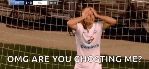 Becky Sauerbrunn Are You Ghosting Me Ghosted GIF