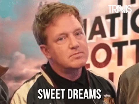 Bed Time Bye Sweet Dreams GIF