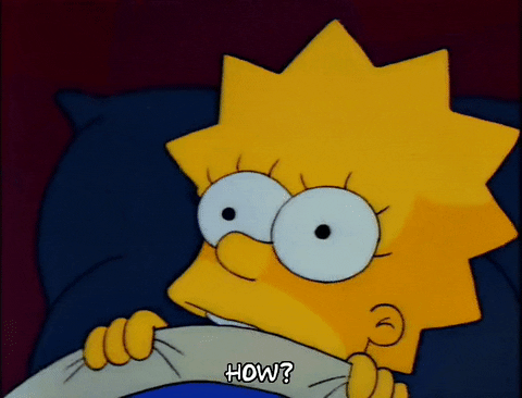 Bed Time Lisa Simpson GIF