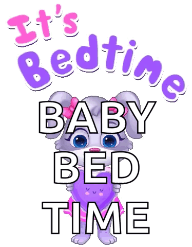 Bedtime Baby Bedtime Cat Poster