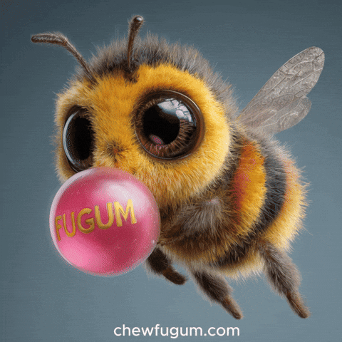 Bee Blowing Bubble ChewFugum