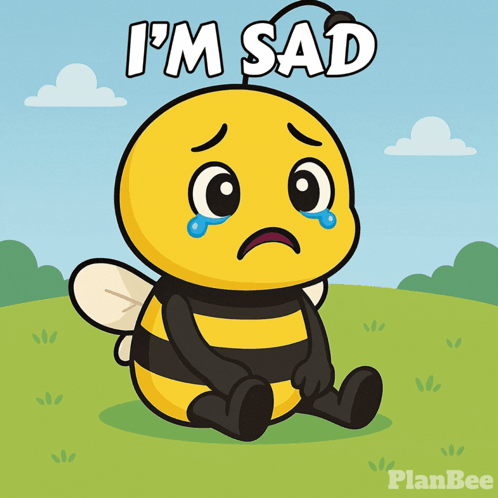 Bee Crying I'm Sad